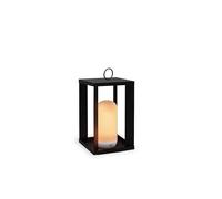 SIROCO-Lampe d'extérieur sans fils Ampoule rechargeable Métal H50cm Noir New Garden