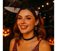SIROCO Serre Tête avec Couteau - Accessoire de Costume Halloween - Taille Unique Unisexe
