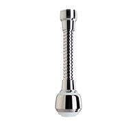 Siroflex 2510/1S brise jet flexible en laiton Milady Made in Italy | Aérateur douchette chromé blanc| Aérateur robinets cuisine| Robinetterie de cuisine