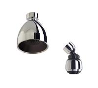 Siroflex 2765/5 W "Combi" - Kit Pomme de Douche Économie d'Eau + Brise-jet | Set Salle de Bain avec Pomme de Douche avec Rotule et Brise-jet avec Réducteur de Débit