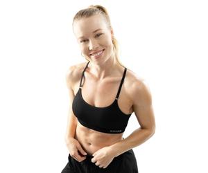 SIROKO - Brassière de Sport sans Couture Ness - L-XL - Noir