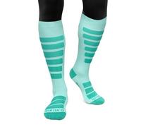 SIROKO - Chaussettes de Ski et Snowboard AORAKI Turquoise - M-L - Turquoise/Vert mélange