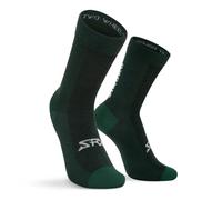 SIROKO - Chaussettes Vélo en Laine Mérinos SRX Arbor - M-L - Vert/Gris