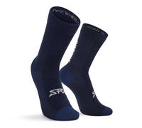 SIROKO - Chaussettes Vélo en Laine Mérinos SRX Arctic - XL-XXL - Bleu/Gris