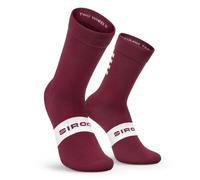 SIROKO - Chaussettes Vélo S1 Maroon Volata - XL-XXL - Bordeaux