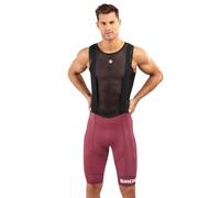 SIROKO - Cuissard Vélo BX Bionaz - XXL - Bordeaux/Noir