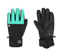 SIROKO - Gants de Snowboard et Ski Voss Turquoise - XS - Noir/Turquoise
