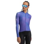 SIROKO - Maillot Vélo à Manches Longues pour Femme M2 Quantum - M - Bleu