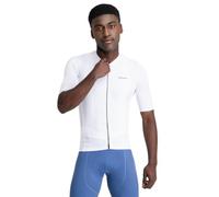 SIROKO - Maillot Vélo Manches Courtes en Tissu Recyclé M6R Vent - L - Blanc