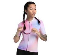 SIROKO - Maillot Vélo pour Femme M2 Aura - L - Rose Bonbon/Bleu pâle
