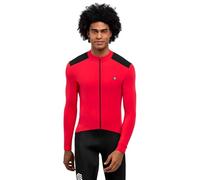 SIROKO - Maillots Vélo Thermique à Manches Longues SRX M4 Passion - S - Rouge Vif/Noir