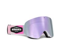SIROKO - Masques de Ski et Snowboard pour Enfant GX Muffin Blanc/Rose