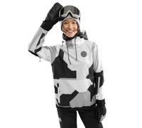 SIROKO - Veste de Snowboard pour Femme W1-W Tibet - M - Gris/Noir