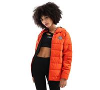 SIROKO - Veste Puffer pour Femmes Fire-W - S - Orange vif/Noir