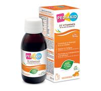 PEDIAKID – Sirop 22 vitamines et oligo-éléments, goût orange abricot 125 ml