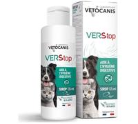 Sirop aide à l'hygiène digestive - VETOCANIS - VERSTOP - Pour Chien et Chat - 125 ml