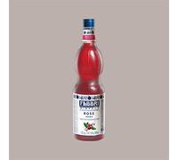 Sirop au goût de Rose Mixybar FABBRI pour gâteaux glacé Yogurt Long Drink Cocktail Caffe Syrup 1 L