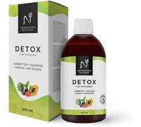 Sirop aux extraits de plantes 500 ml | Thé vert, guarana, papaye et artichaut | Goût fruits rouges | Complément alimentaire | Vegan | Sans gluten | Natnatura Health & Beauty