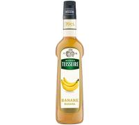 Sirop de Banane Mathieu Teisseire, pour boissons, cocktails, mocktails, smoothies, cafés, chocolats, milk-shakes, desserts, bouteille de 70cl