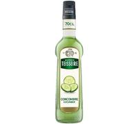 Sirop de Concombre Mathieu Teisseire, pour boissons, cocktails avec ou sans alcool, limonades, thés, sodas, bouteille de 70cl