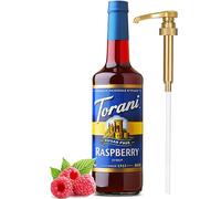 Sirop de framboise sans sucre pour boissons 750 ml | avec Little Squirt Syrup Pump