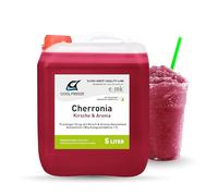 Sirop de glace Slush Quality-Line - Cherronia Aronia & Cerise noire - Concentré 5 l 1:5 - Sans glycérine - Pour machine à granité Ninja - Qualité supérieure directement du fabricant