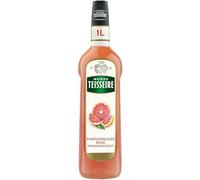 Sirop de Pamplemousse Rose Mathieu Teisseire, pour boissons, cocktails avec ou sans alcool, vins, bières, boissons gazeuses, thés, bouteille de 1L