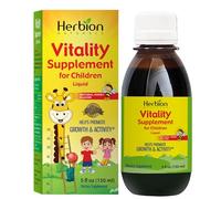 Sirop de Supplément de Vitalité Herbion Naturals pour Enfants, Favorise la Croissance et l'Appétit, Stimule l'Énergie, 150 ML