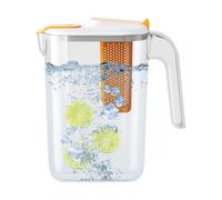 Sirop d'eau pour infuseur à fruits : grand récipient infusé de 2 600 ml avec filtre, brasseur chaud froid | Carafe à pichet durable pour boisson, carafe à Colcher Carafe de Tumbler Bateau de Bu