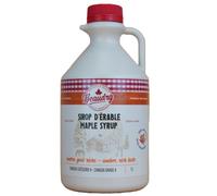 Sirop d'érable en cruchon de 1 litre - Ambré - Direct producteur - 100% pur du Canada - Les Trésors d'érable - Authentique et 100% naturel - Parfait pour les pancakes et desserts