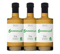 Sirop d'ortie 3x 350ml - Savourer le sirop d'ortie du lac de Constance - Sirop pour les journées chaudes pour profiter du froid glacial