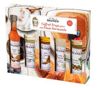 Monin Coffret pour Pause Gourmande 5*5 cl - pour boissons chaudes