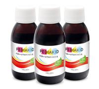 PEDIAKID - Sirop Fer + Vitamines B - Complément Alimentaire Naturel - Formule Exclusive au Sirop d'Agave - Optimise les Apports en Fer - Contribue à Réduire la Fatigue - Lot de 3 Flacons 125ml