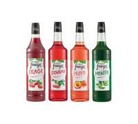 Sirop - Fuego : Fraise - Grenadine - Pêche - Menthe (4x1L)
