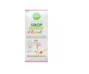 Sirop gorge enfant miel et guimauve dès 3 ans 125 ml