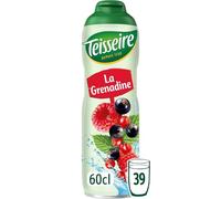 Sirop Grenadine TEISSEIRE - la bouteille 60cL Lot De 3 - Par Lot