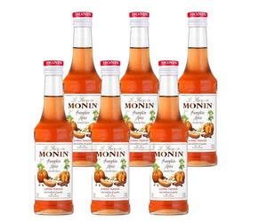 Sirop Monin Saveur Pumpkin Spice (Citrouille Epicée) - 6 bouteilles de 25 cl