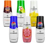 Sirop pour SodaStream - SODASTREAM - Pack 6x440ml - Pepsi 7UP Schwip Schwap Citron-Pamplemousse
