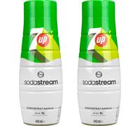 Sirop SodaStream 7UP concentré 2x440ml à teneur réduite en sucre env 35 portions