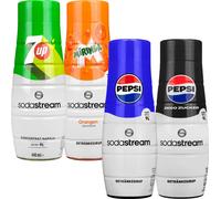 Sirop Sodastream 7UP Pepsi Mirinda Pepsi Max , 440 ml, 4 pièces