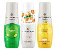 Sirop SodaStream Citron Vert + Mirinda Zero + Limonade Soda Stream