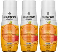 Sirop Sodastream Orange Mango 3x440ml sans sucre avec vitamines