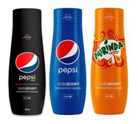 Sirop SodaStream - Pepsi Max Mirinda - 9 Litres - Colorants Naturels - Contrôle des Calories - Sirop Concentré