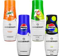 Sirop SodaStream Pepsi, Mirinda, 7UP, Pepsi MAX Lime, 440ml, 4 pièces