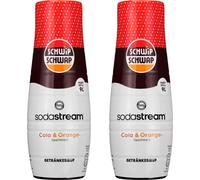 Sirop Sodastream Schwip Schwap Cola Orange 2x440ml à teneur réduite en sucre