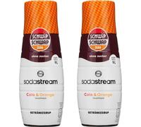 Sirop SodaStream Schwip Schwap Light 2x440ml Cola Orange sans sucre