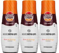 Sirop Sodastream Schwip Schwap Light 3x440ml sans sucre Cola Orange
