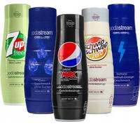 Sirop Sodastream Zero 7UP Pepsi Cola, 440ml, 5 pièces
