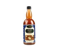 Sirop Sukra Premium 1L pour café et cocktails, saveur pain d'épices sans sucre, végétalien, sans gluten et sans gras.