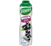 Teisseire Zéro Sucre, Sirop de Cassis pour Boisson Rafraîchissante, Cocktails, Bidon 60cl